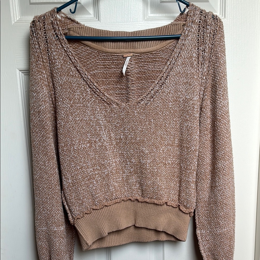 Free People Women's Tan Sweater